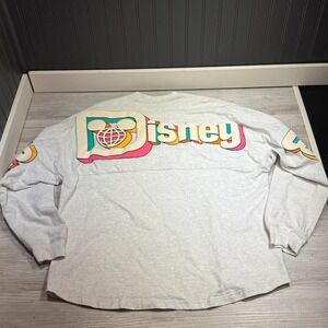 Disney Spirit Jersey Sz XL Gray 3D Retro Style Mickey 2024 Walt Disney World
